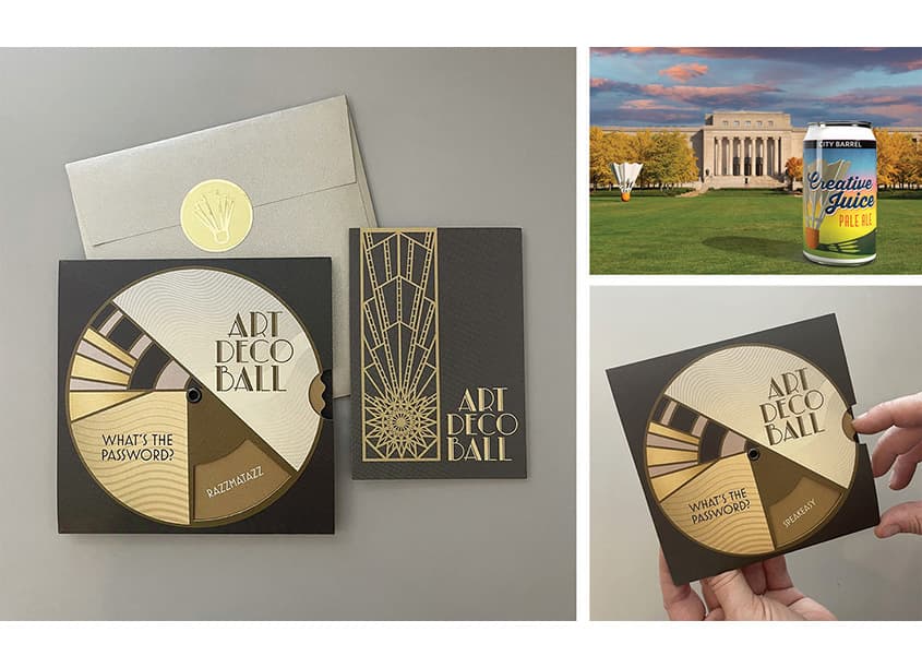 Nelson-Atkins Art Deco Ball Invitation