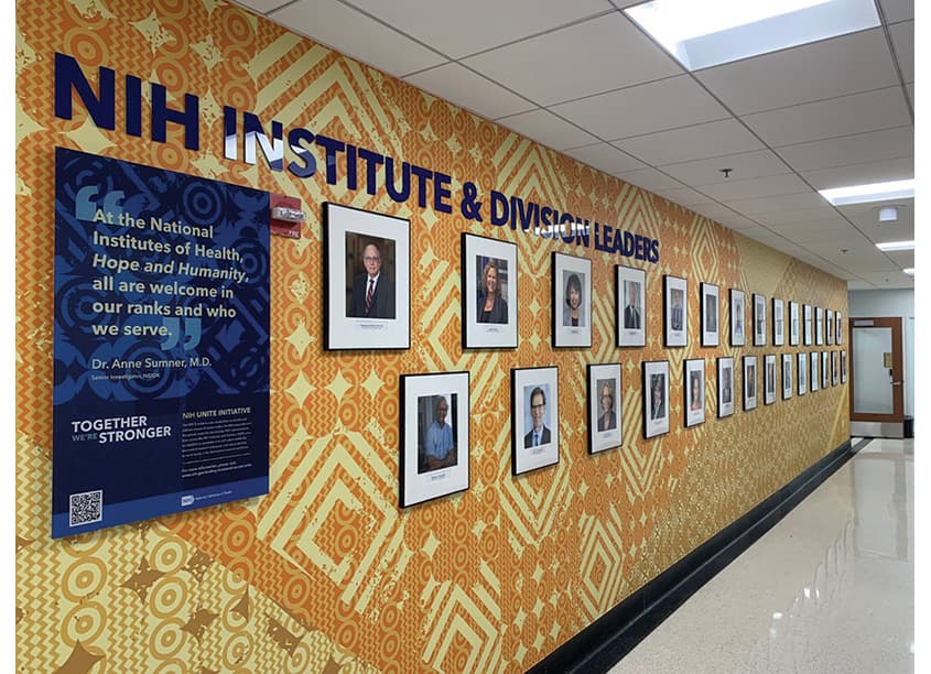 Unite Initiative – Bldg 31 Double Hallway Mural