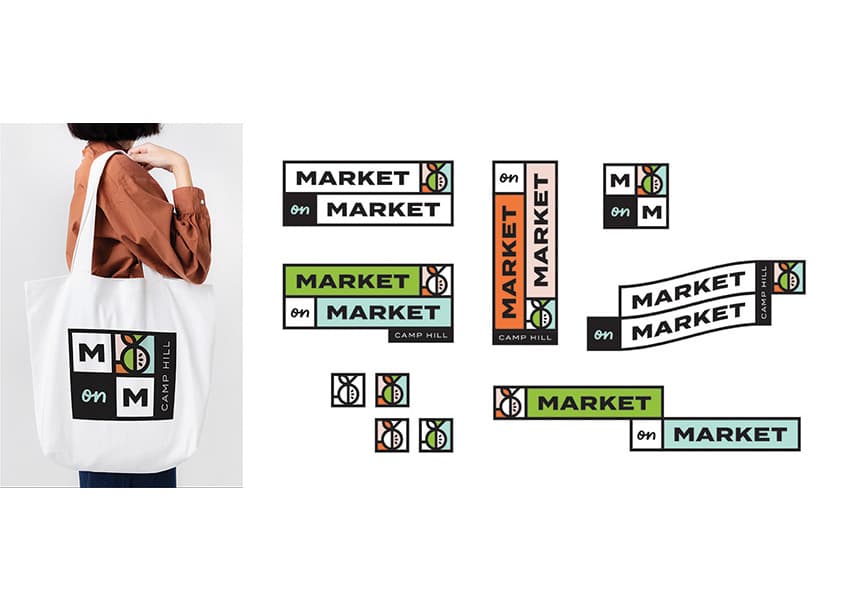Camp Hill Farmers Market Identity System