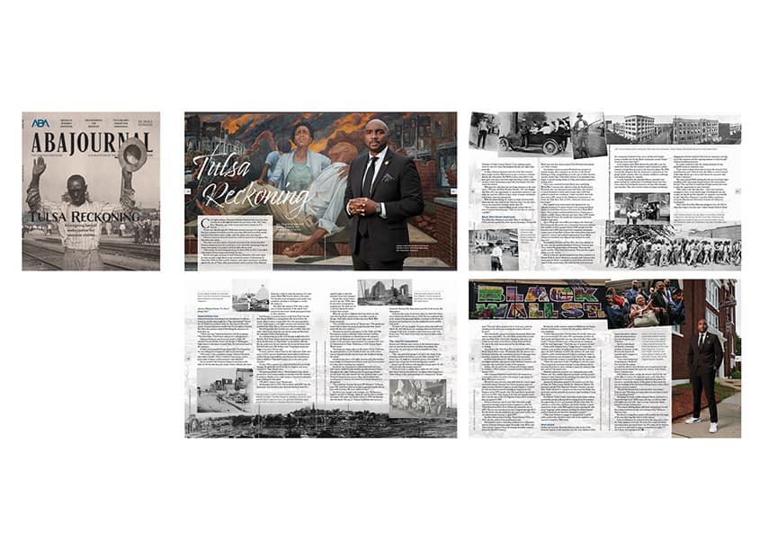 Tulsa Reckoning Editorial Design, October/November 2022