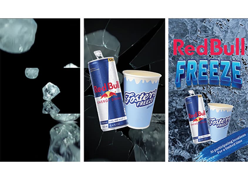 Red Bull Freeze Social Media Video & Motion Graphics