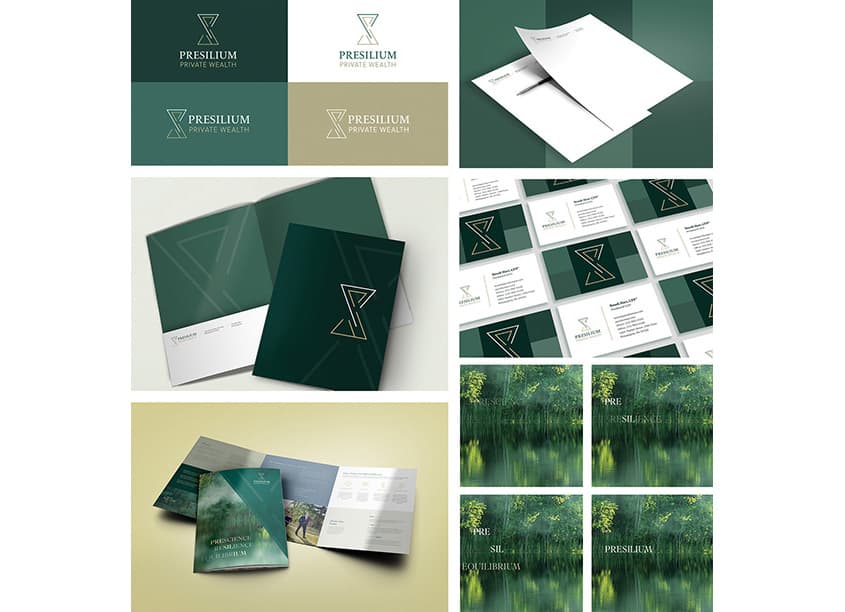 Presilium Private Wealth Branding + Identity