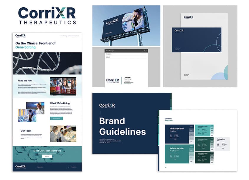 CorriXR Therapeutics Brand Identity