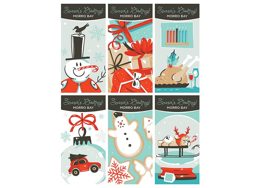 Morro Bay Holiday Banner Series