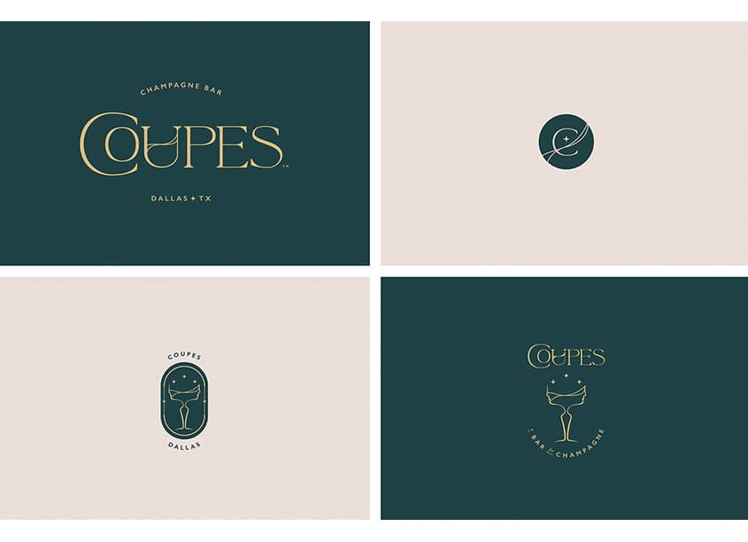 Coupes Champagne Bar Logo