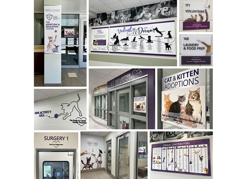 Donor Recognition Signage and Exhibits