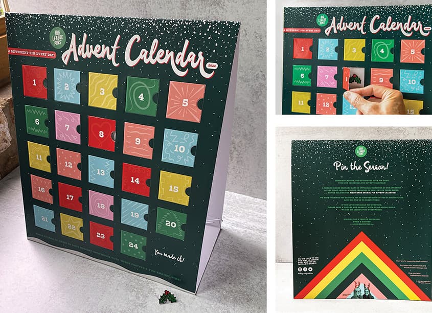 Enamel Pin Advent Calendar