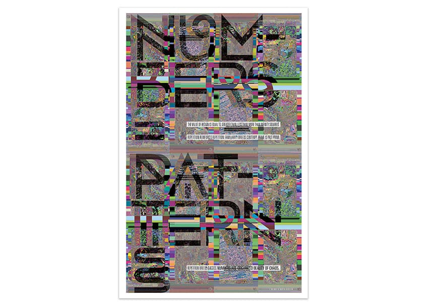 Numbers = Patterns Poster