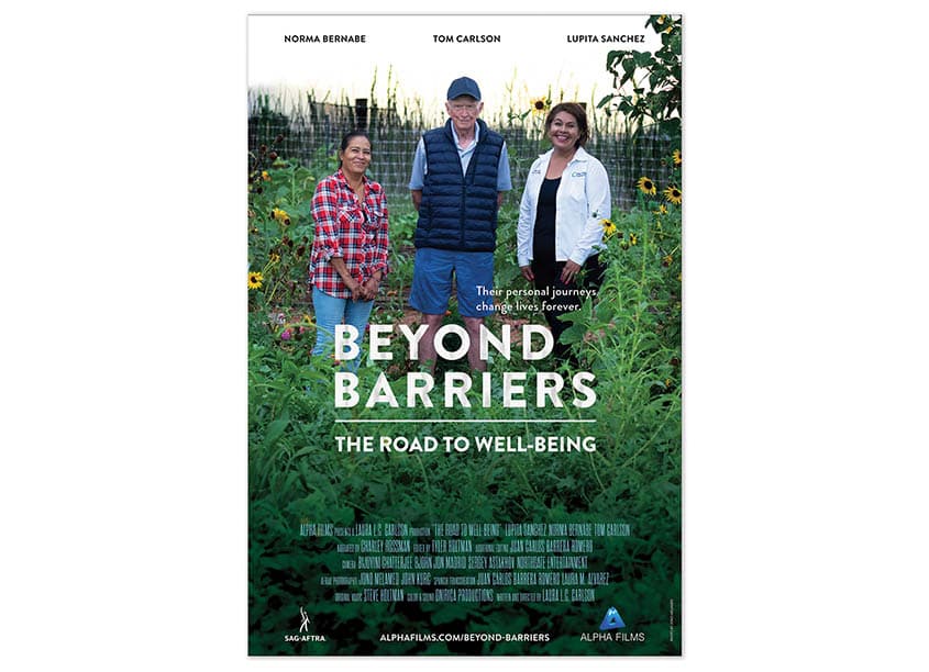 Beyond Barriers: The Road to Well-being Key Art Poster