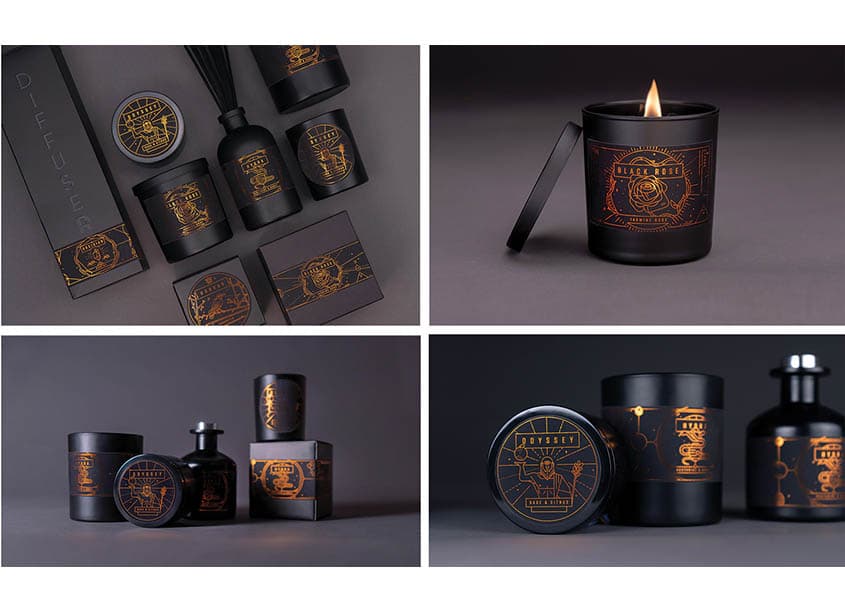 Cynder Candles Packaging