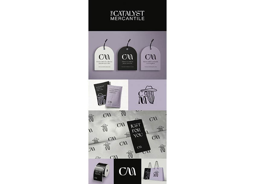 The Catalyst Mercantile Brand Identity
