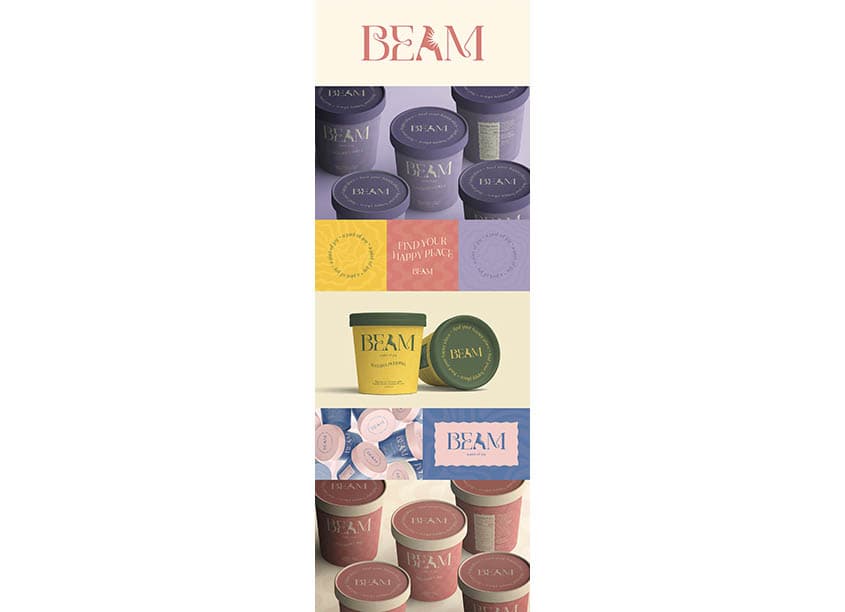 Beam Ice Cream Package Design