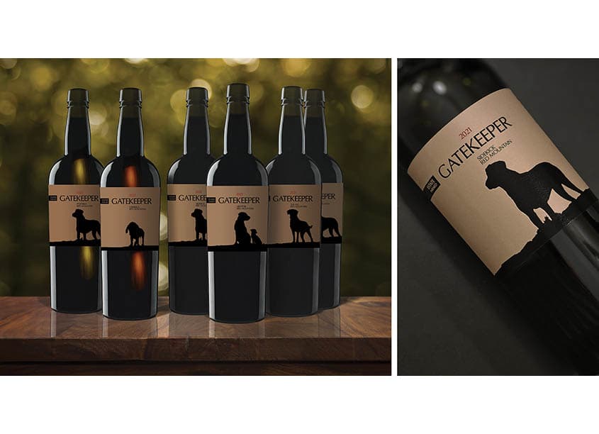 Gatekeeper Winery Logo and Package Design