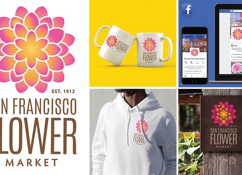 San Francisco Flower Market Branding