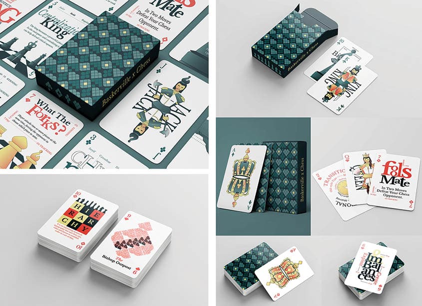 Baskerville x Chess - Type Specimen Card Deck