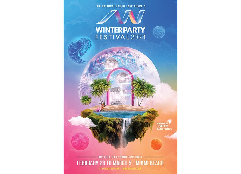2024 National LGBTQ Task Force Winter Party Festival Campaign