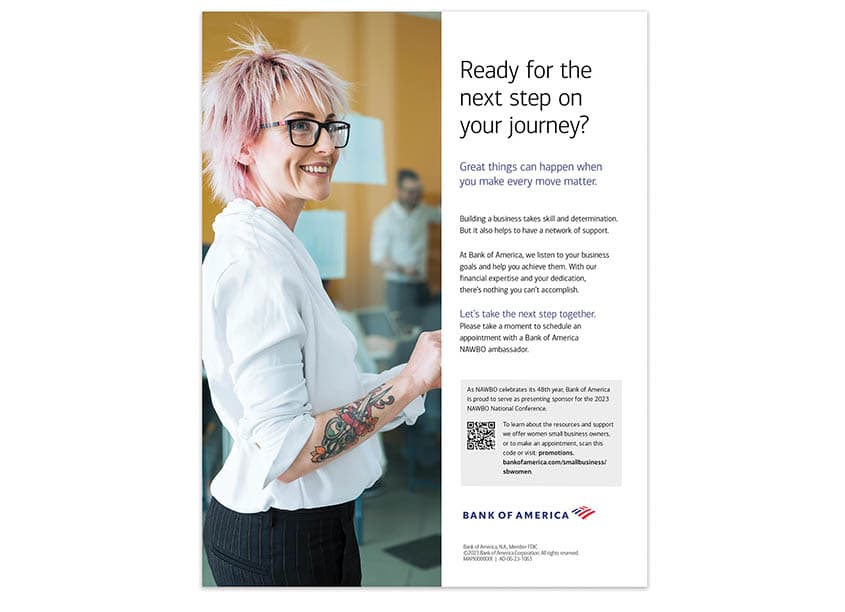 National Association of Women Business Owners Sponsorship Ad