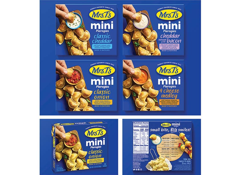 Mrs T’s Pierogies Packaging Redesign