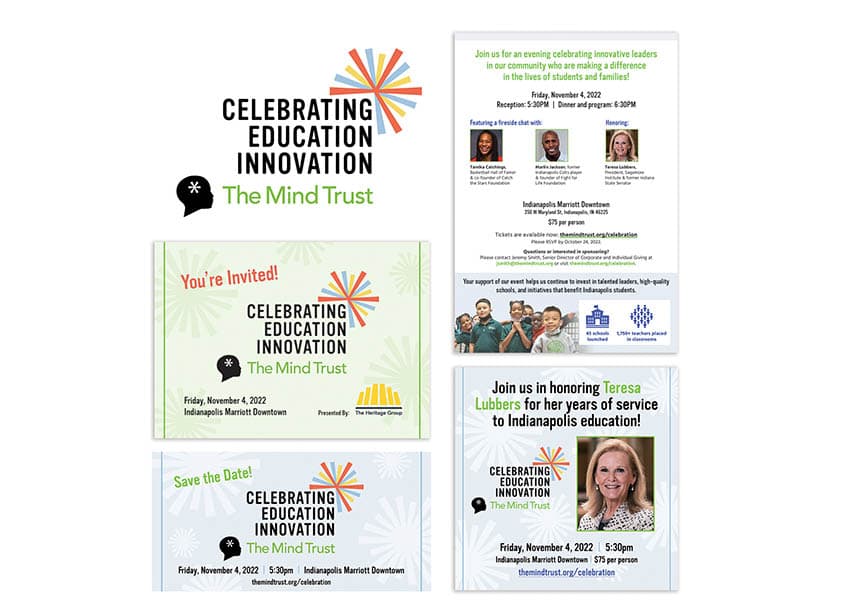 Event Invitation and Branding for The Mind Trust