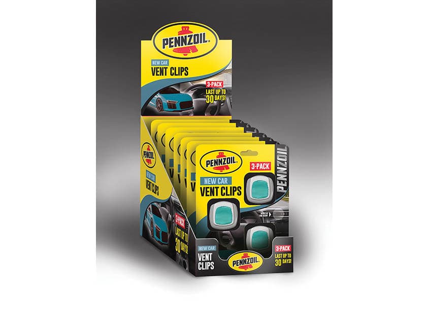 Pennzoil Vent Clips New Car Scent POP Display
