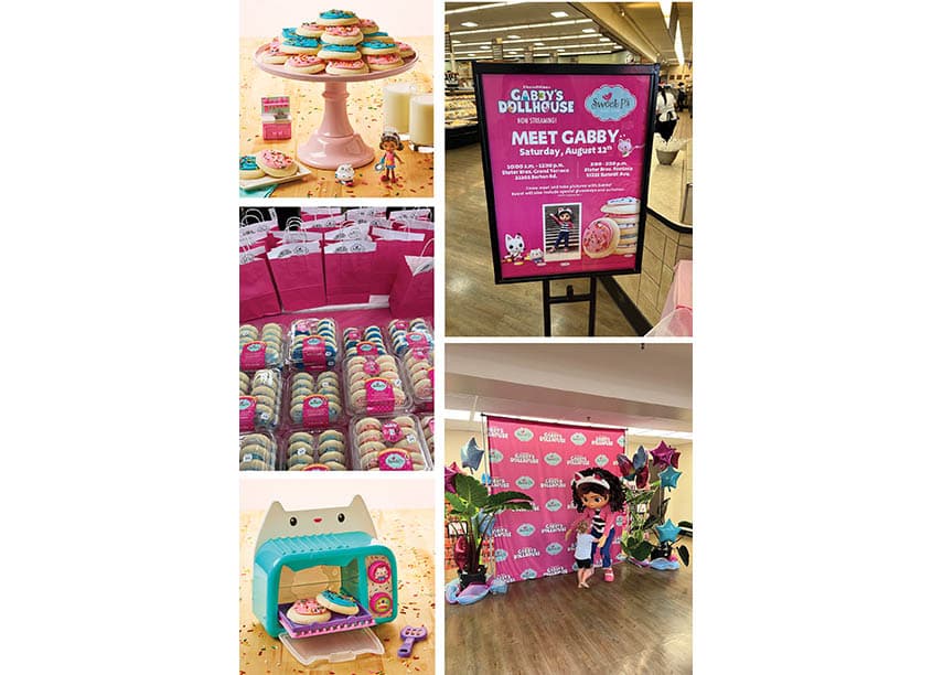 Sweet P's and Gabby’s Dollhouse Back to School Partnership