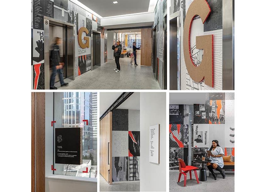 Gensler Seattle Office Sustainable Signage & Environmental Graphics