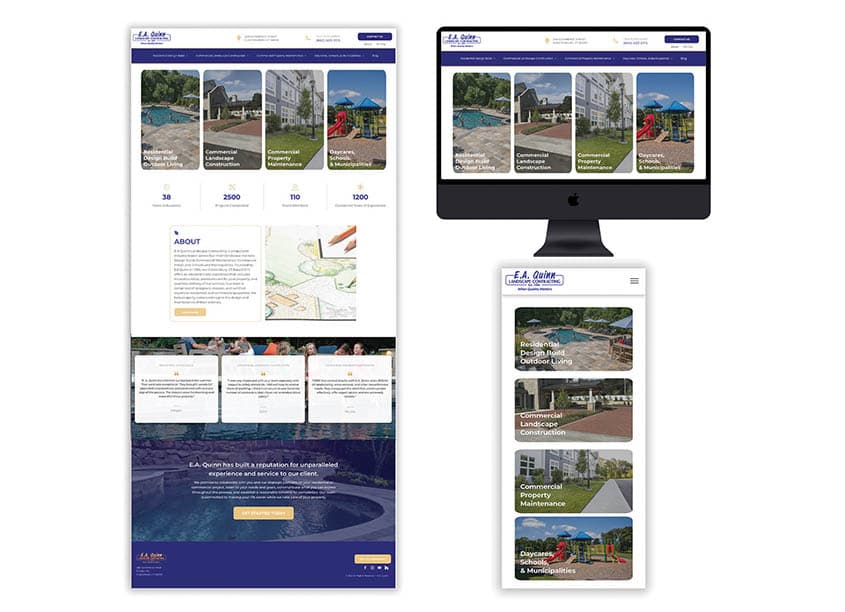 E.A. Quinn Website Design