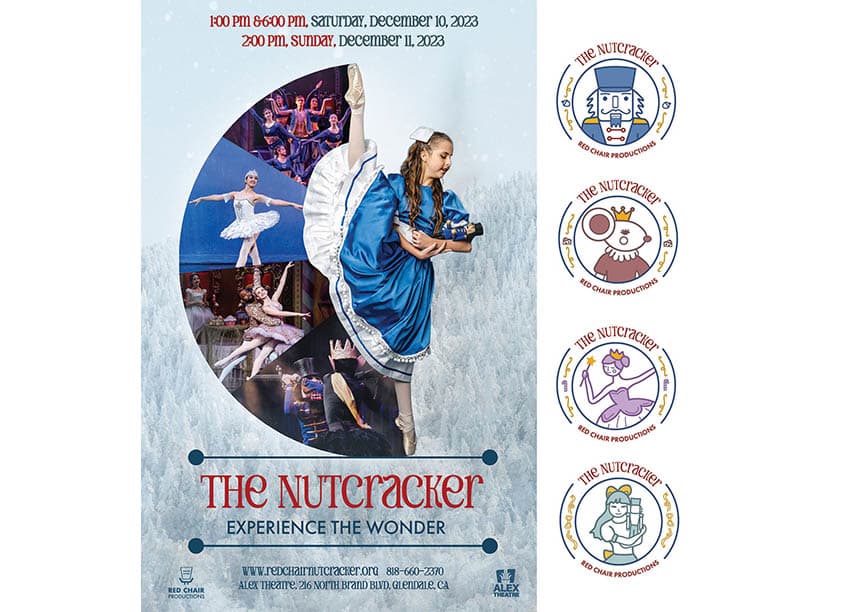 Red Chair Productions The Nutcracker Branding & Poster