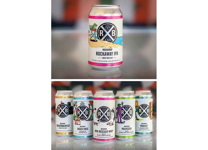 Rockaway Brewing Company Packaging Design System