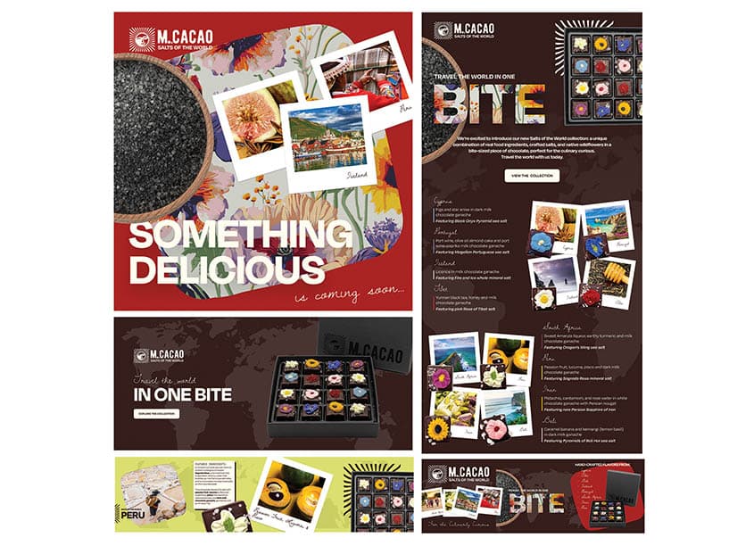 M. Cacao Salts of the World Integrated Marketing Campaign