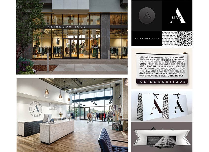 A Line Boutique Branding