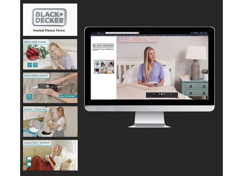 Black&Decker Heated Throws Web Content Video