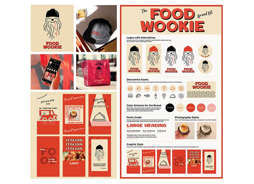 Food Wookie Brand Identity