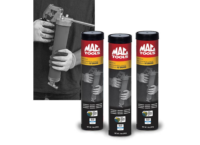 MacTools Grease Brand Packaging Graphics