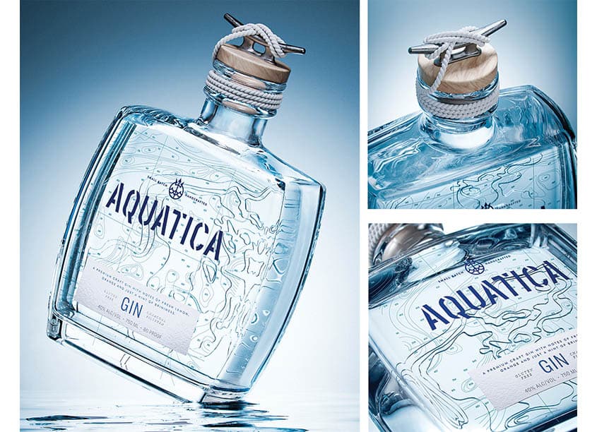 Aquatica Spirits Package Design