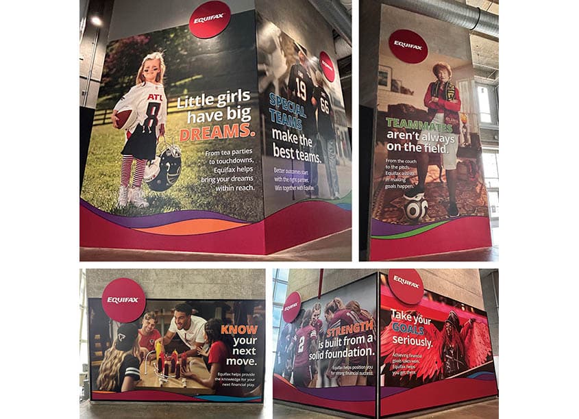 Stadium Branding Wall Graphics
