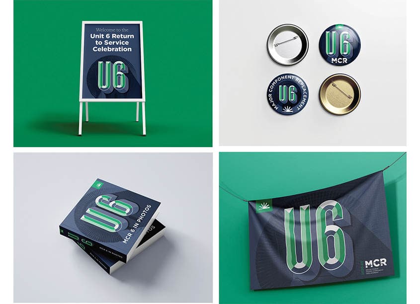 MCR Unit 6 Celebration Branding