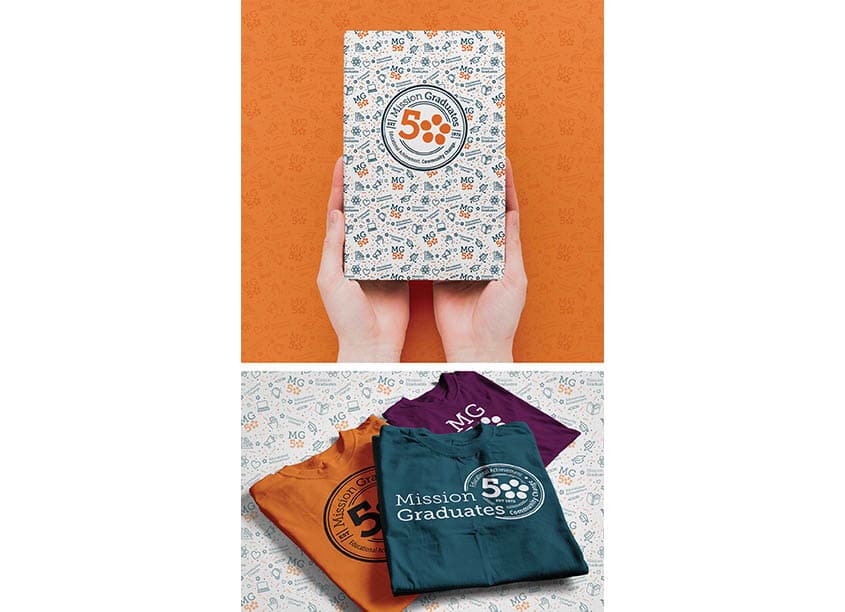Mission Graduates 50 Year Branding