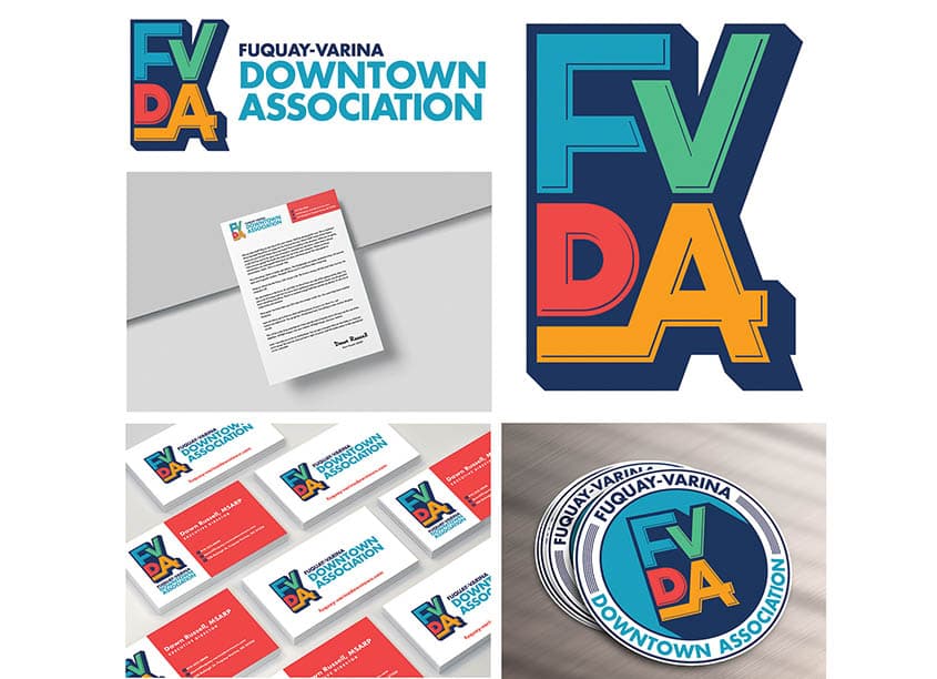 Fuquay Varina Downtown Association Brand Identity