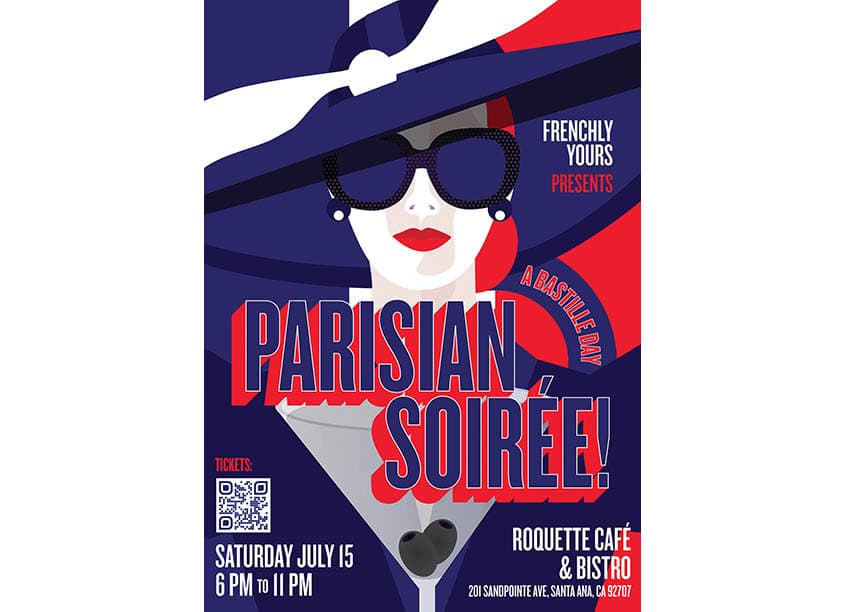 Poster for Orange County Bastille Day