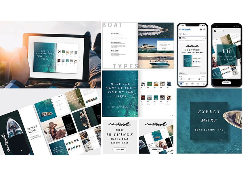 2023 Sea Ray Shopping Guide & Integrated Campaign