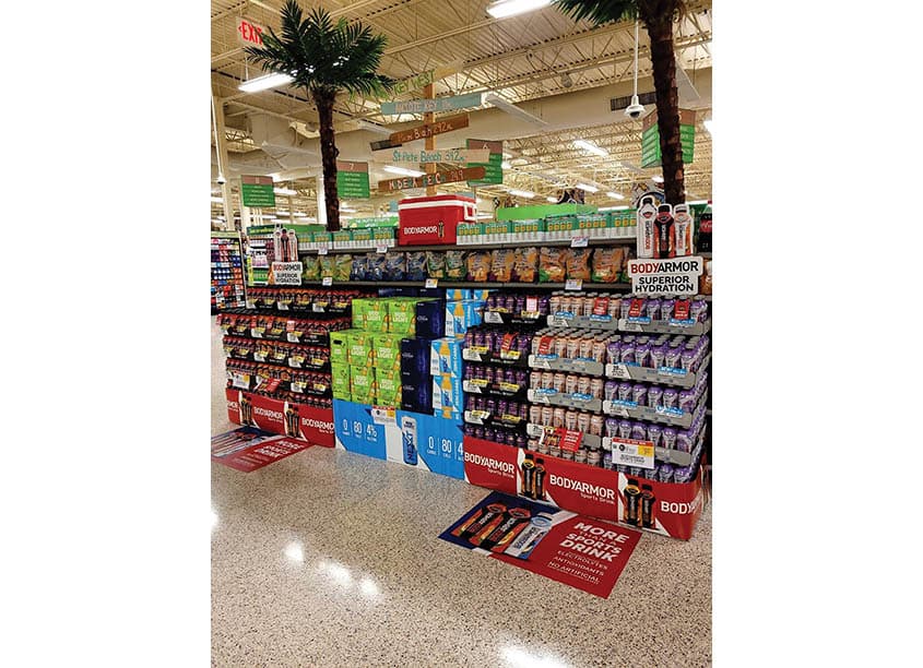 BODYARMOR Super Hydration Display
