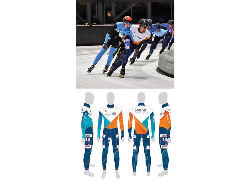 Protiviti Speed Skating Suit