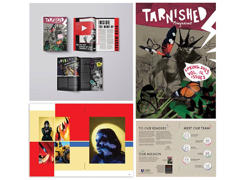 Tarnished Magazine, The Student Produced Arts Magazine of Lasell University