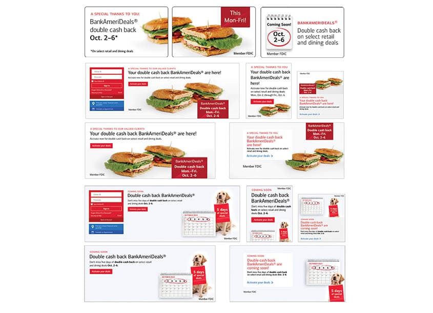 BankAmeriDeals Double Days Campaign Group