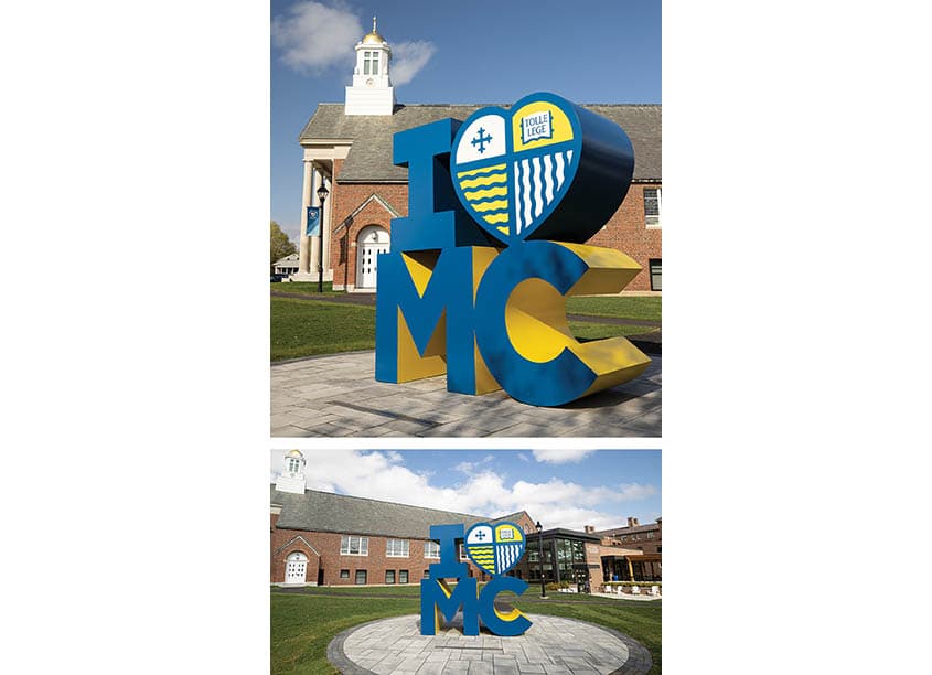 I Heart MC Sculpture