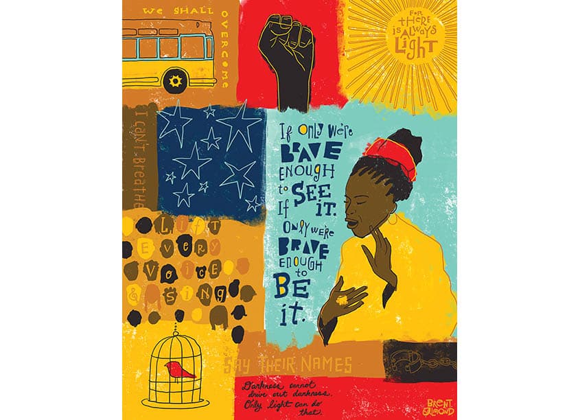 Amanda Gorman Illustration