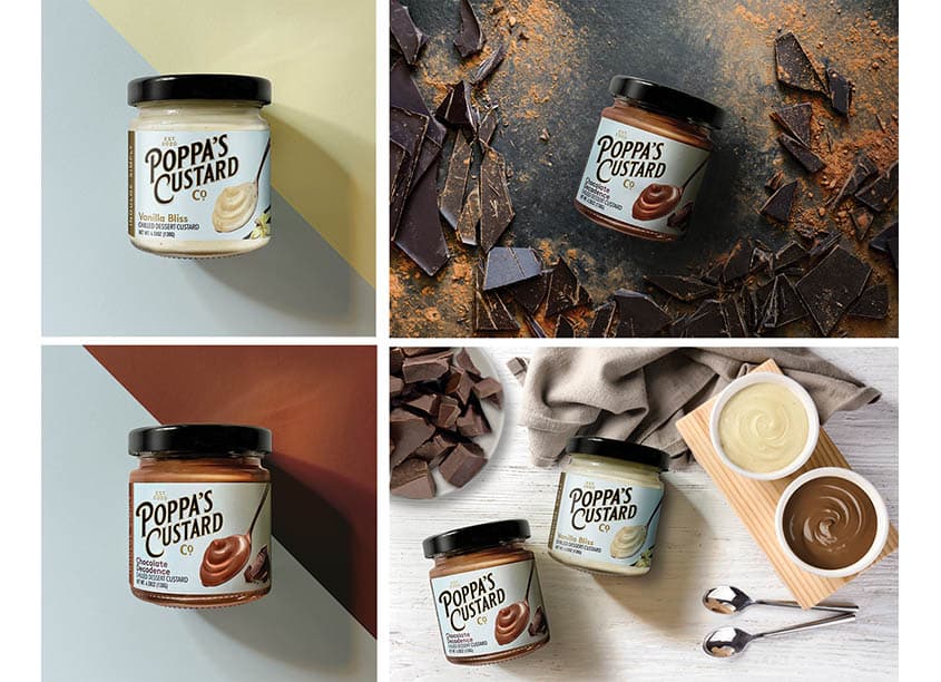 Poppa’s Custard Rebranding & Packaging