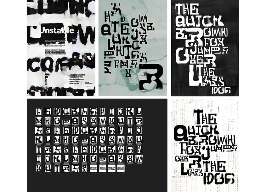 Unstable Typeface
