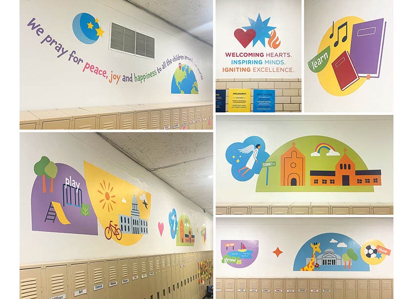 Saint Thomas More Preschool Mural